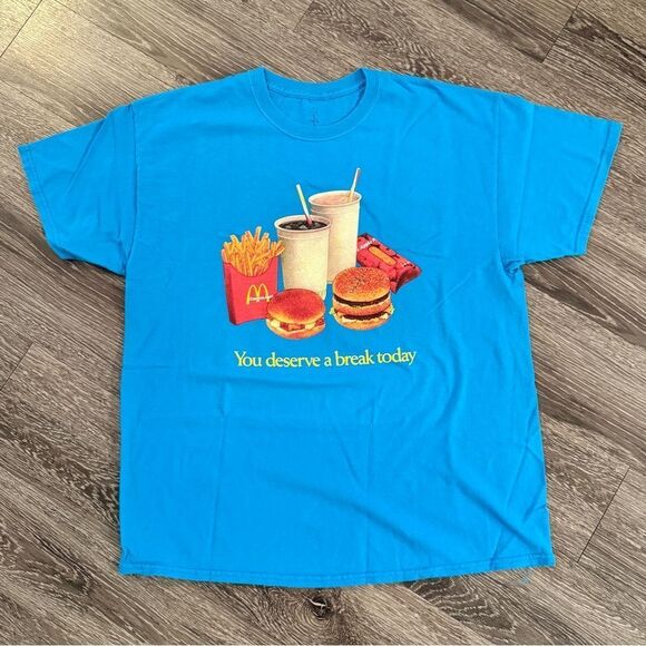 Travis Scott Cactus Jack You Deserve A Break Today T Shirt - Picture 1 of 5